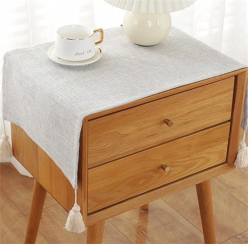 Miniatura 4 de Utobanh Mantel de tela para mesita de noche, antideslizante, a prueba de polvo, gabinete de TV, refrigerador, lavadora, toalla cuadrada universal