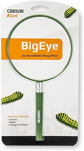 Miniatura 5 de Carson Lupa BigEye con lente de gran tamaño de 5 pulgadas (HU-20)