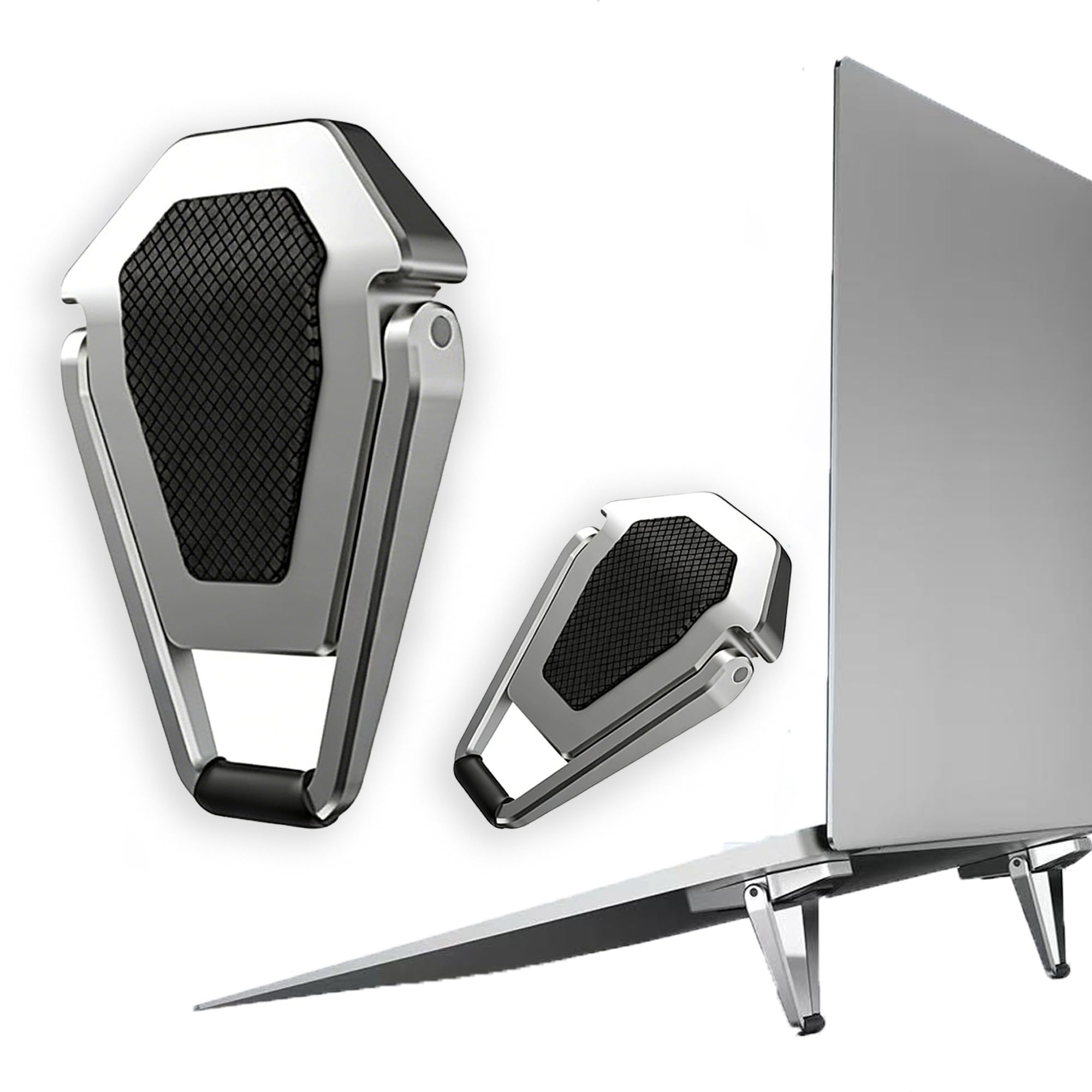 Laptop Riser Foldable Laptop Stand Portable Invisible Laptop Cooling Pad Laptop feet Suitable for 12-20 Inches Laptop Ergonomic