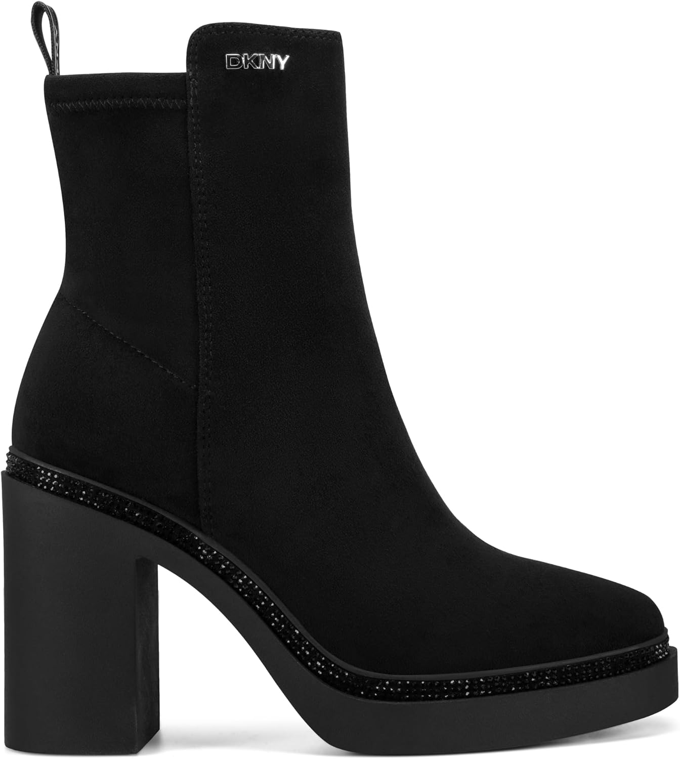 DKNY Women's Telsi Slip on Heeled Bootie
