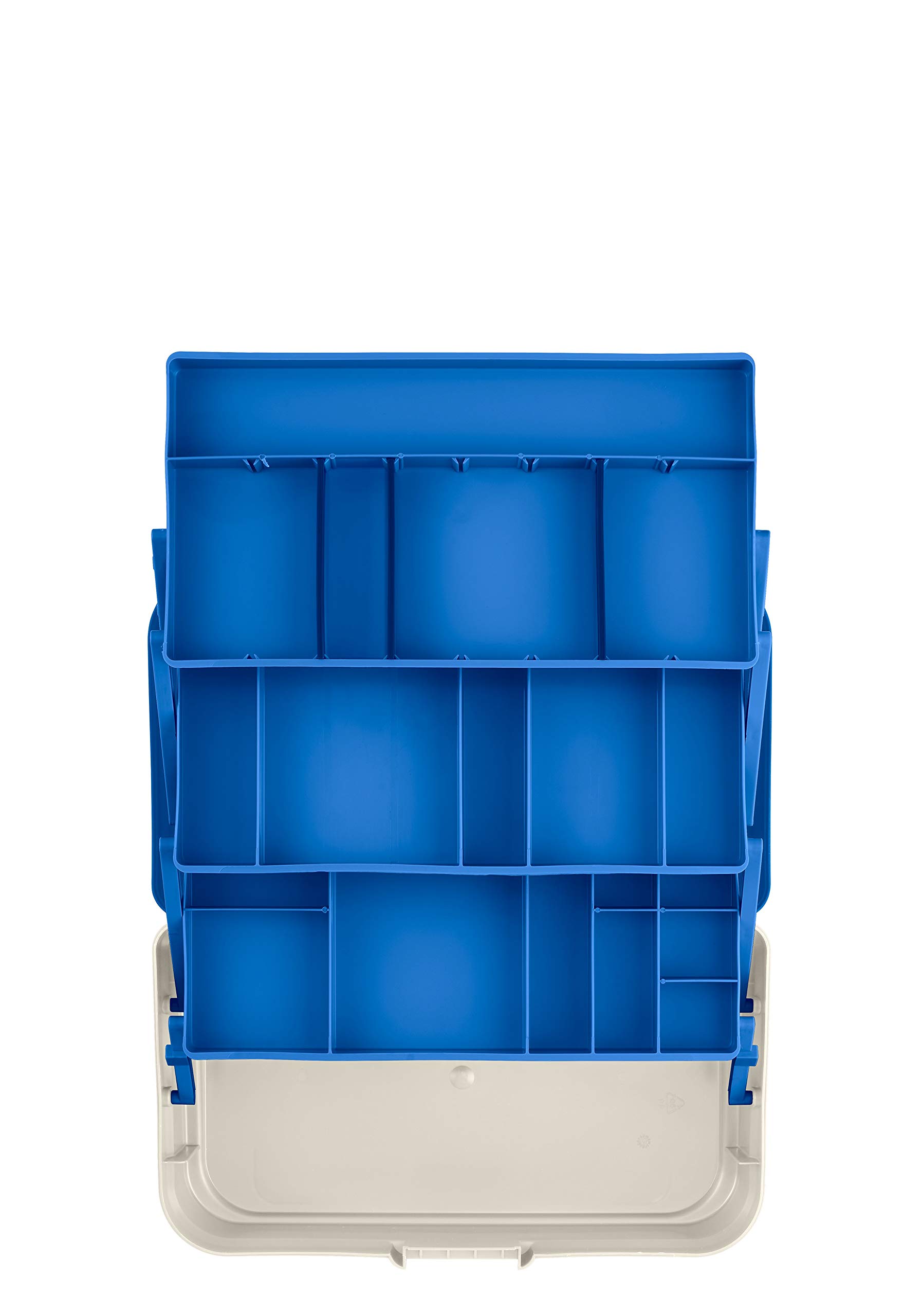 145585, Aktówka wędkarska Unisex Dorosły, Biały i Niebieski, 396 x 235 x 203 mm