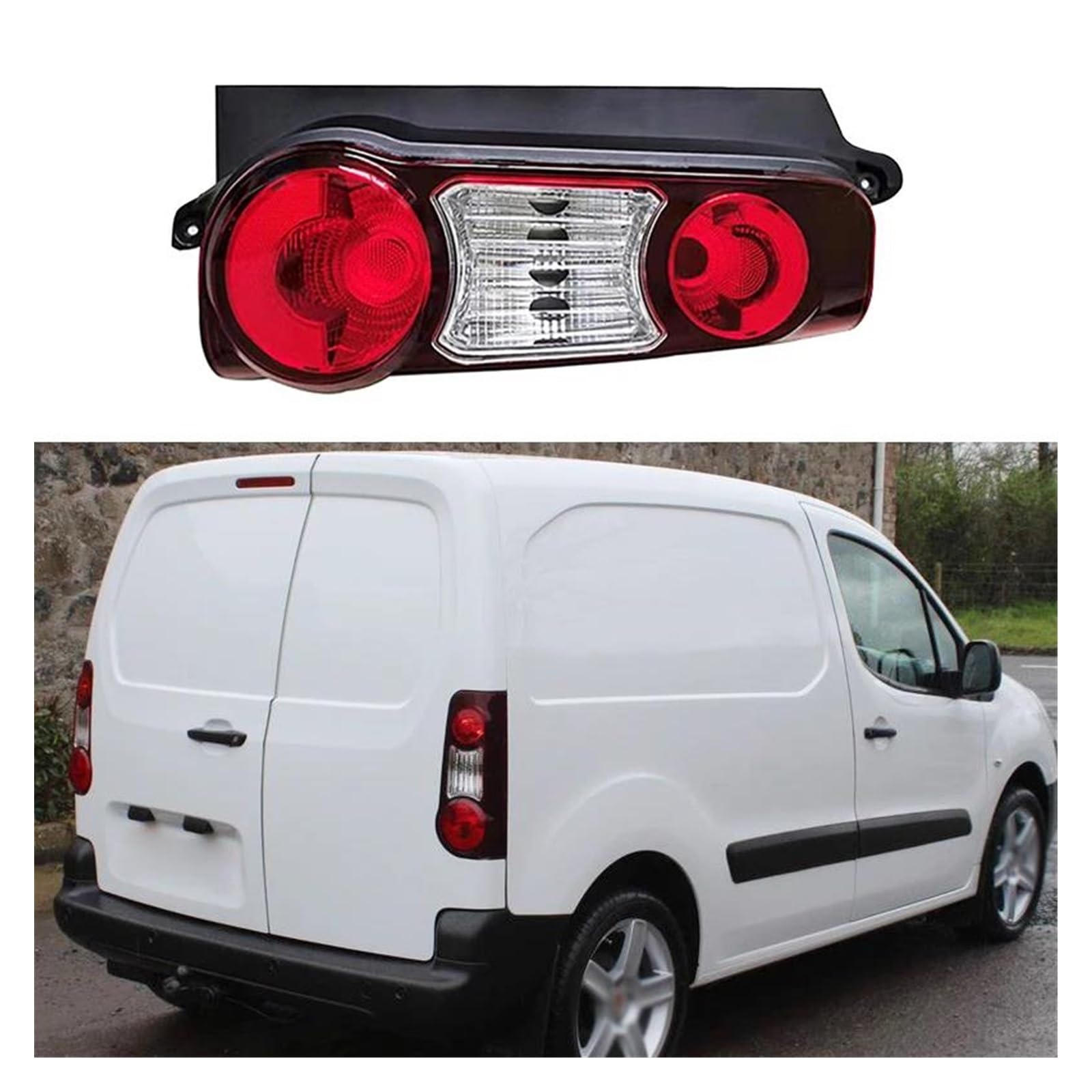Luz Trasera Izquierda Ford Transit Courier Sin Soporte De Bombilla