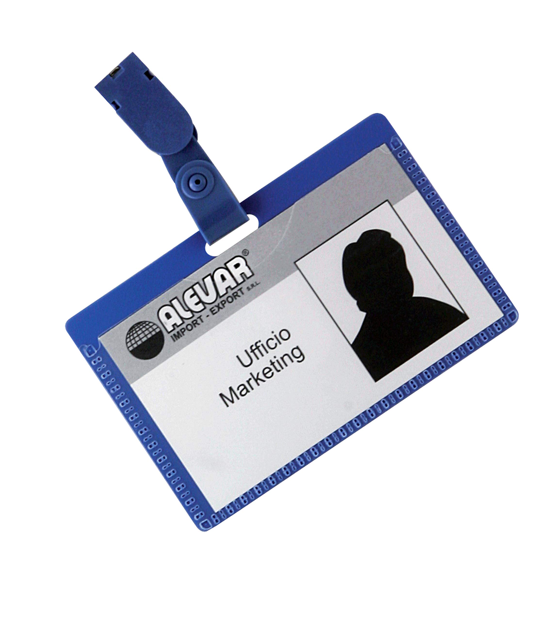 Badge Horizontal en PP avec clip conf. 100 pièces.