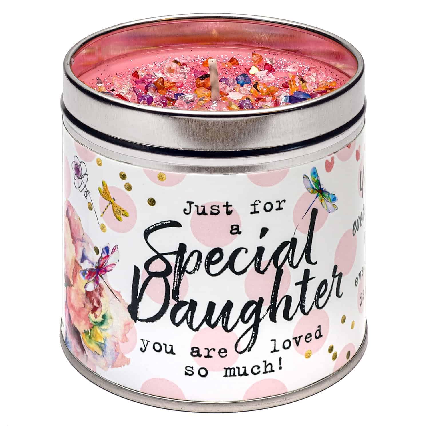 Best Kept Secrets Pink Special Daughter Tin Candle