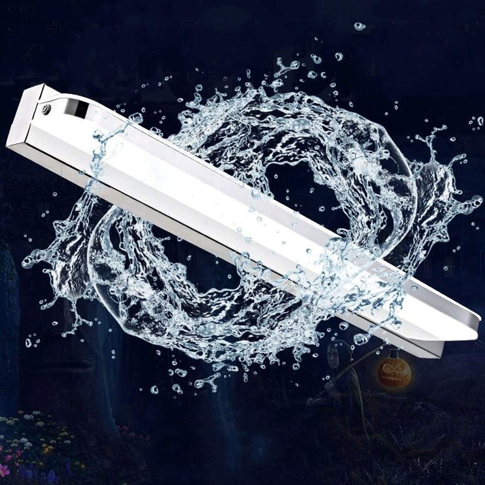 Luce per specchio cosmetico LED 40CM Specchio per trucco Luci anteriori Lampada da parete per specchio da bagno 8W Bianco caldo 3000K Apparecchio di illuminazione per armadietto [Classe di efficienz