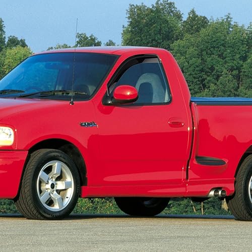 Miniatura 8 de Protectores de lluvia de ventana para SierraSilverado 150025003500 1999-2007, deflector de viento 2000 2001 2002 2003 2004 2005 2006, humo oscuro,