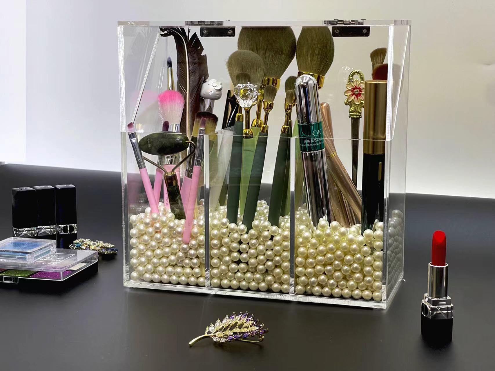 Brochas Maquillaje Organizador De Brochas De Maquillaje