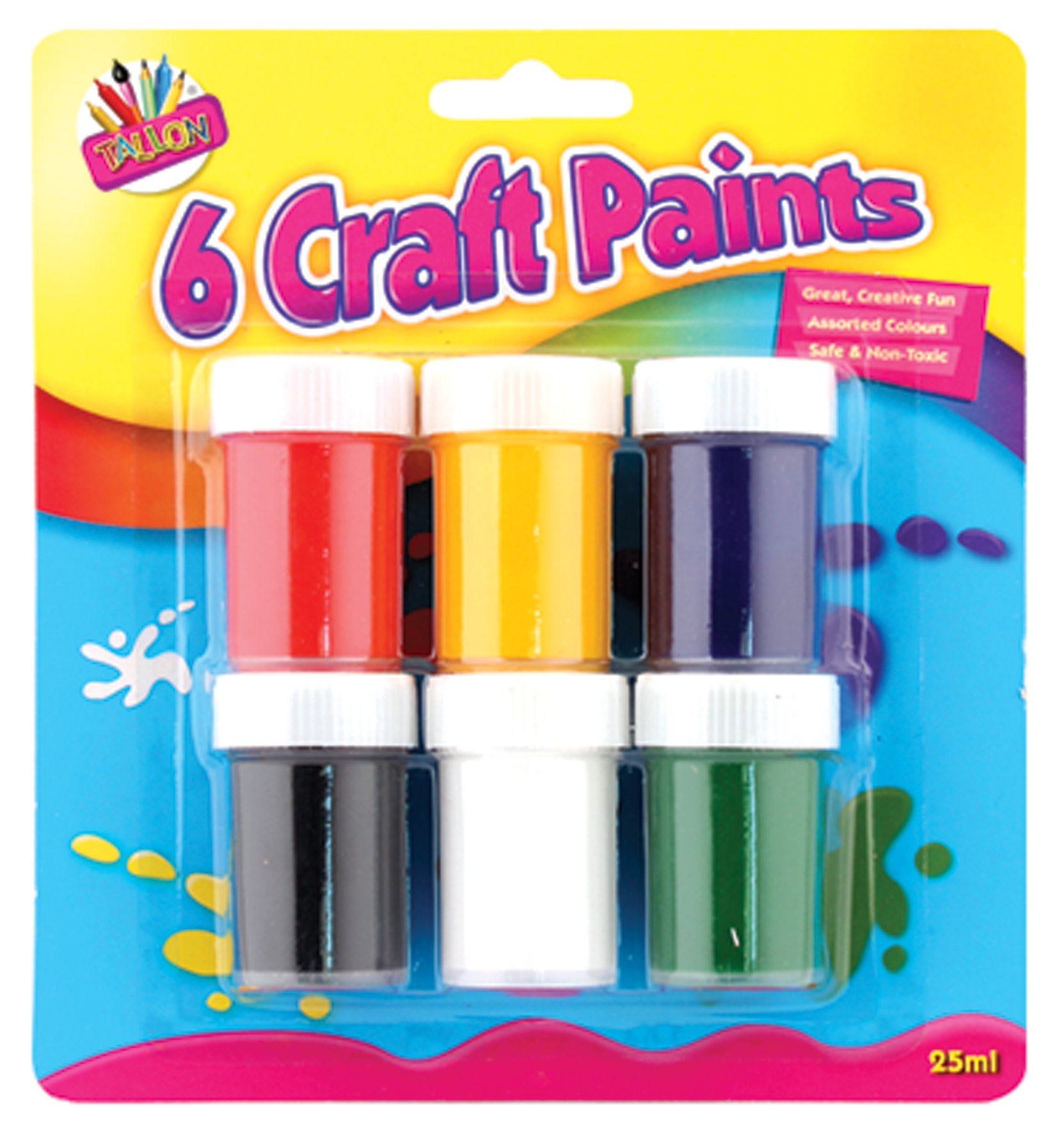 ART BOX Craft Paint Pot (Pack of 6), 5457