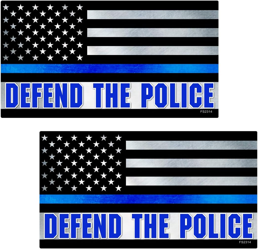 Amazon.com: Defend The Police Stickers 2 Pack