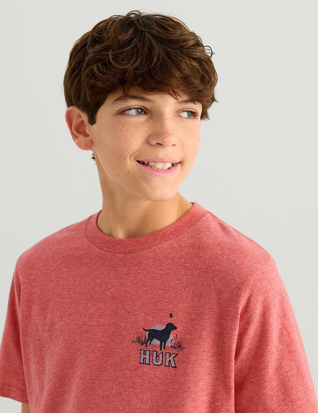 HUK Kids' Short Sleeve Performance Tee, Fishing T-Shirt for Kids