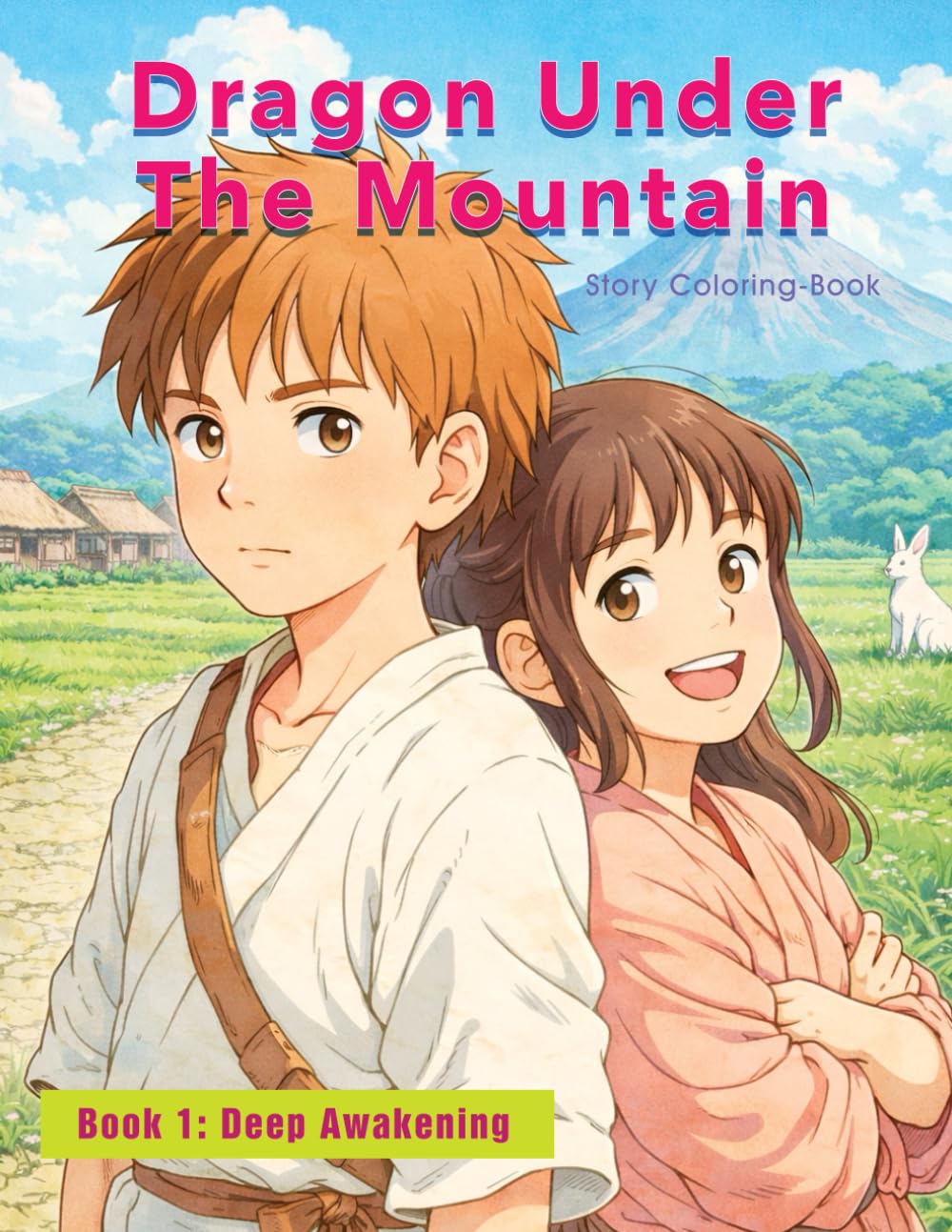 Dragon Under the Mountain: Story Coloring-Book - No. 1