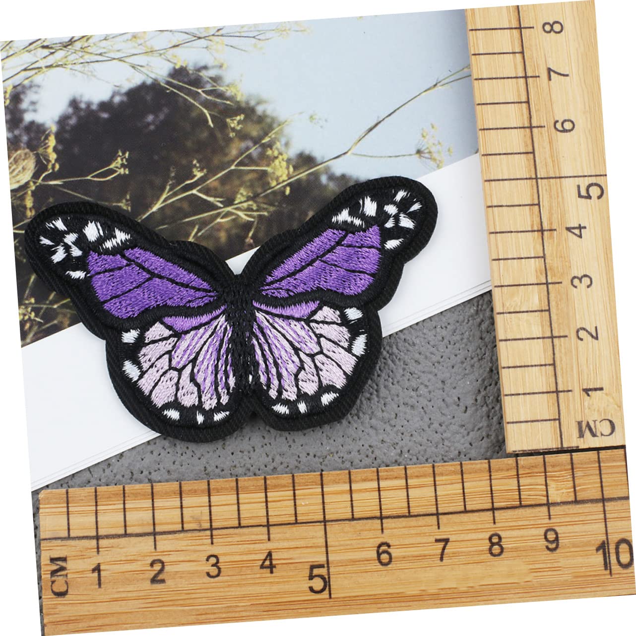 STOBOK 126stücke Teiliges Bunter Bestickter Blumen Und Schmetterlings-patches -bügelflicken Für Kleidung Taschen Und Accessoires Zum Verzieren Und Reparieren