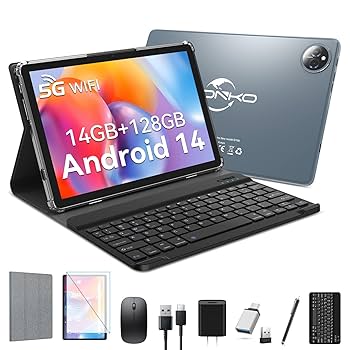 タブレット 10インチ Android14 wifiモデル 14GB+128GB Amazon.co.jp: 最新 2025 Android14 タブレット10インチ2in1