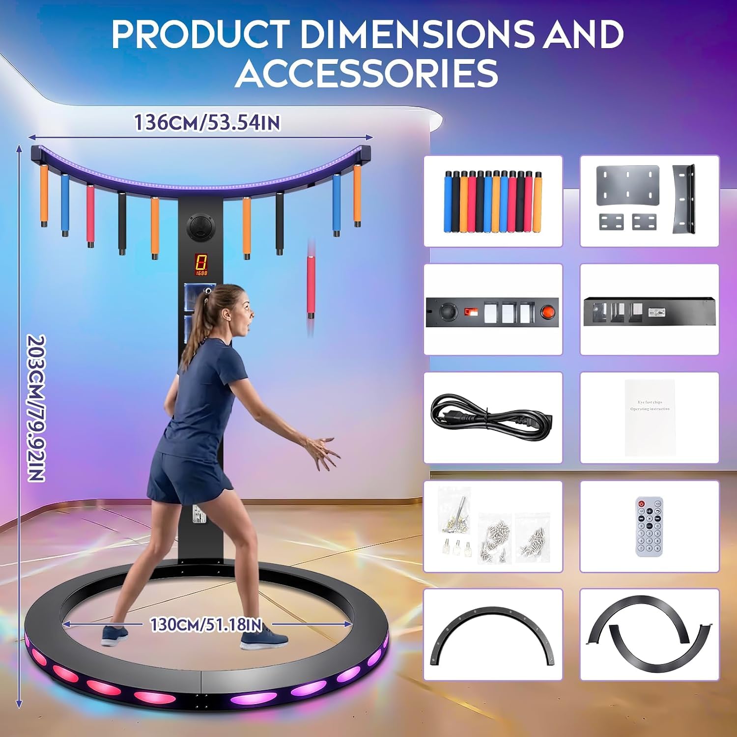Hand Eye Coordination Catch Stick Arcade Game Machine - sprzęt do treningu reakcji na monety, tryb rozrywki bez monet, rozrywka imprezowa, sala zręcznościowa, bary
