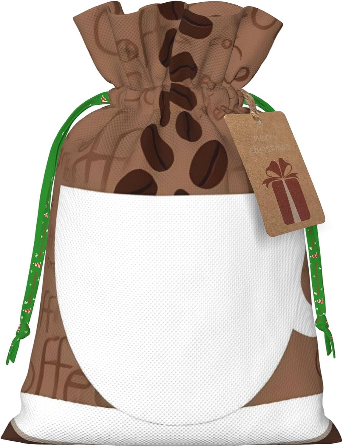 Hekroxu Gift Bag Reusable Wrapping Bag For Holiday Party,Coffee Cafe Cup