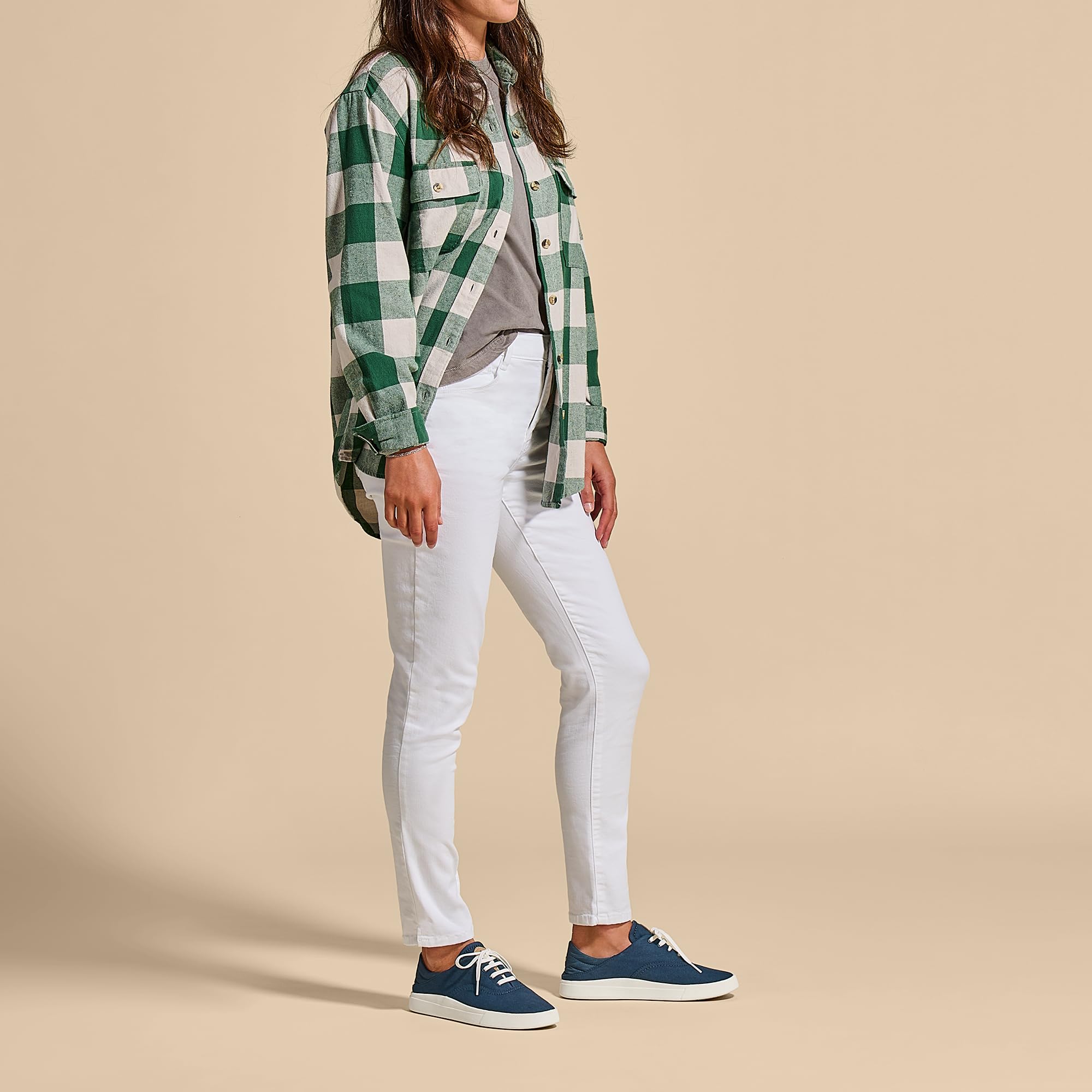 OLUKAI Kohu - Tenis de uso diario para mujer, lona ligera y diseño clásico de cordones, comodidad y apoyo durante todo el día, azul marino/azul marino, 37.5 EU