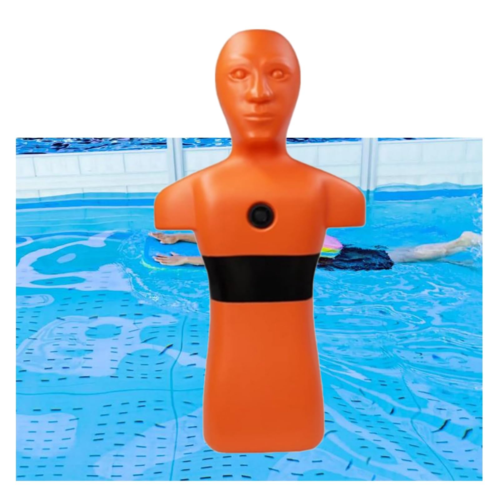 Manichino di salvataggio in acqua per la prevenzione dell'annegamento, strumento di simulazione di emergenza per trapani di sicurezza in spiaggia e fiume, ideale per adolescenti e adulti