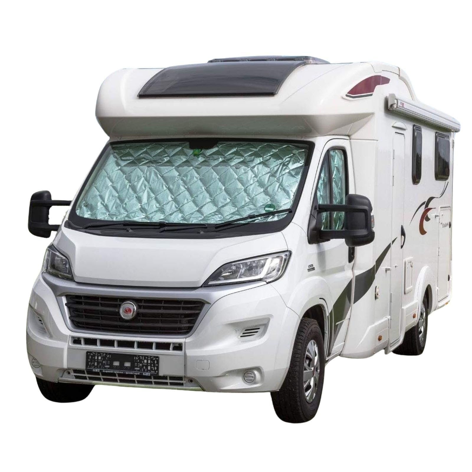 Marvix Persianas térmicas interiores de 9 capas premium para parabrisas de Fiat Ducato, Boxer y Relay 2006-2025 para autocaravanas con protección solar