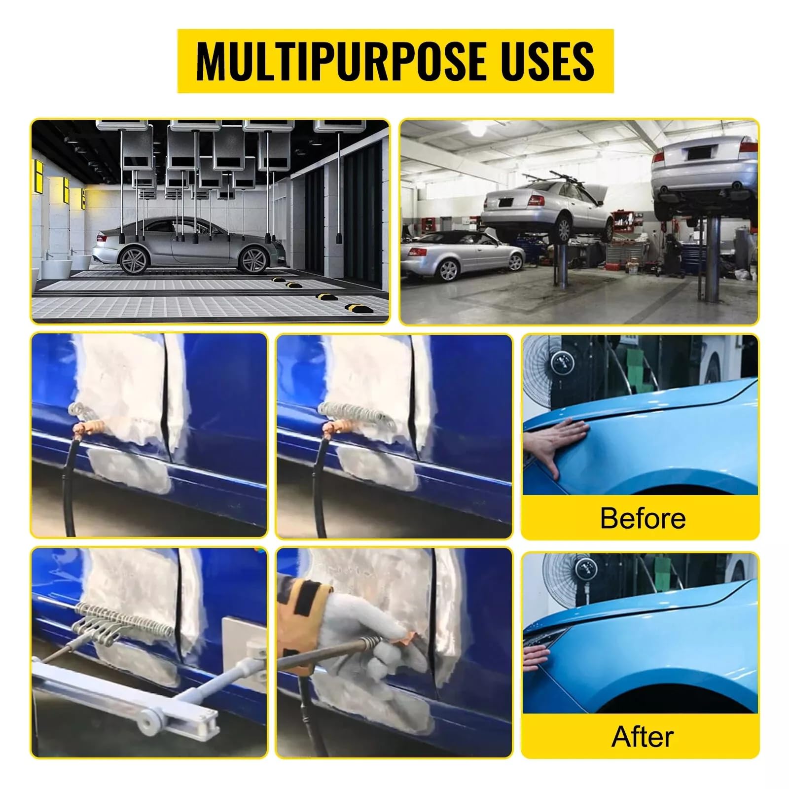 Macchina Di Saldatura 220v 2KW Dent Puller saldatrice a punti A Punti per saldatura per riparazione professionale di carrozzeria automobilistica