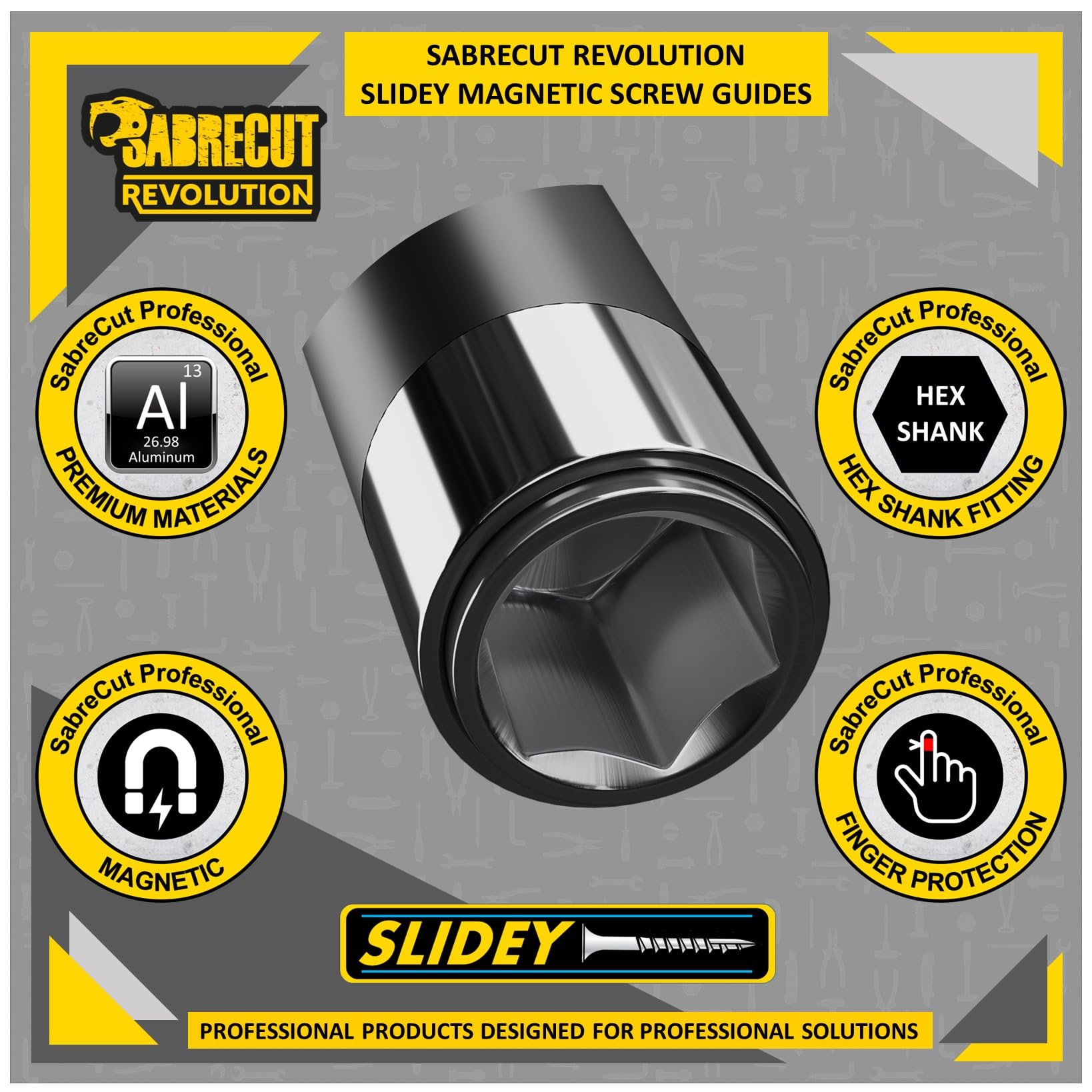 Dado Magn&eacute;tico 1/4" DeWalt DW2221B