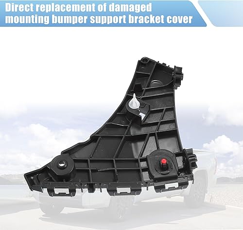 Miniatura 6 de X AUTOHAUX Par de soporte de parachoques delantero Espaciador de retención Soporte de montaje para Toyota Tundra 2014-2021 No.521160C110521150C110