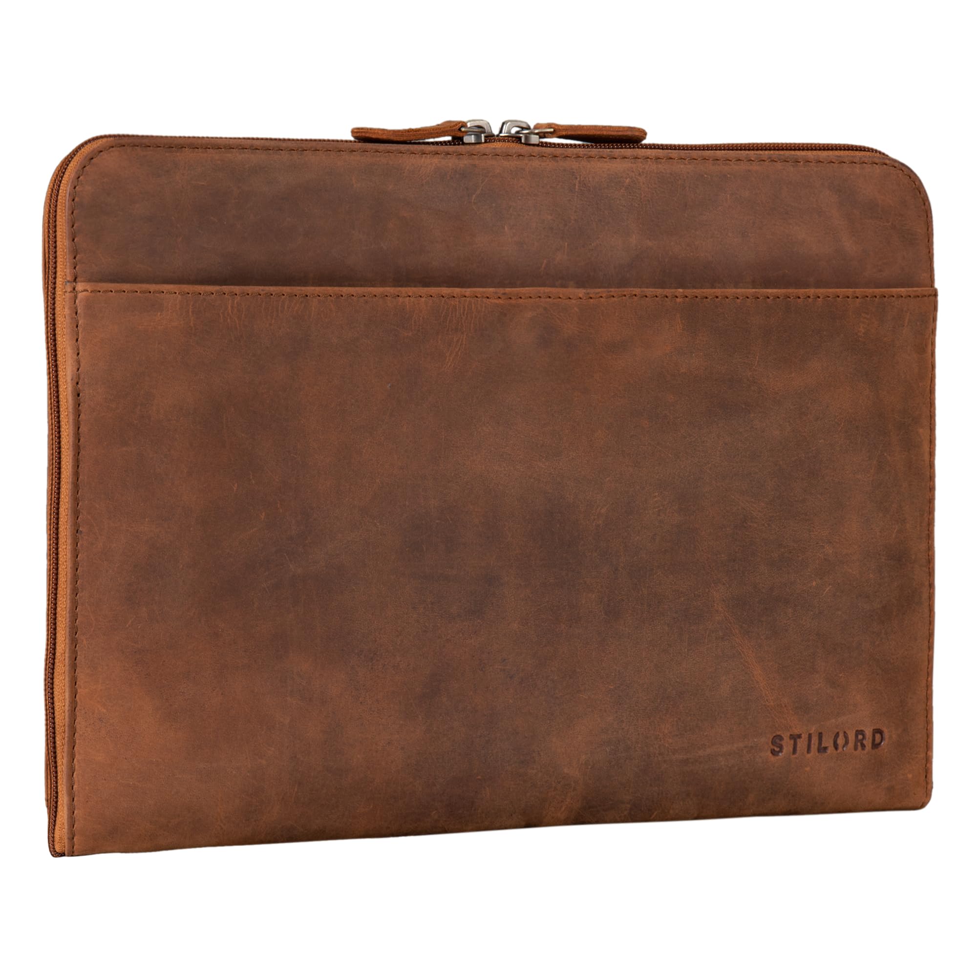 Funda de Cuero para MacBook Pro que Evita Rayas con Cierre Flap