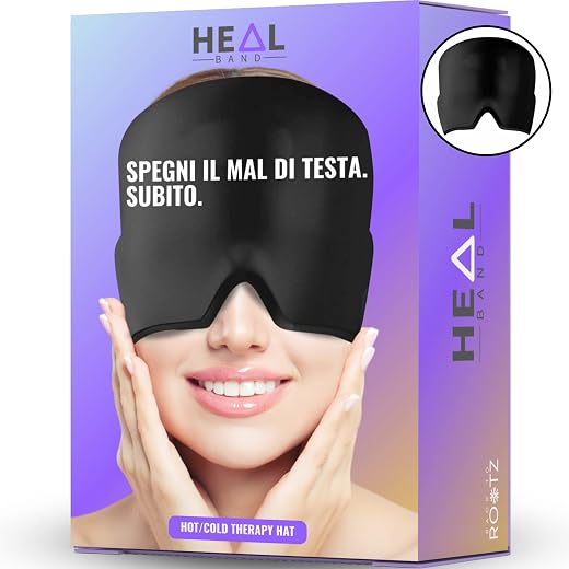 HEAL BAND, cuffia per emicrania e mal di testa. Cappello per la...