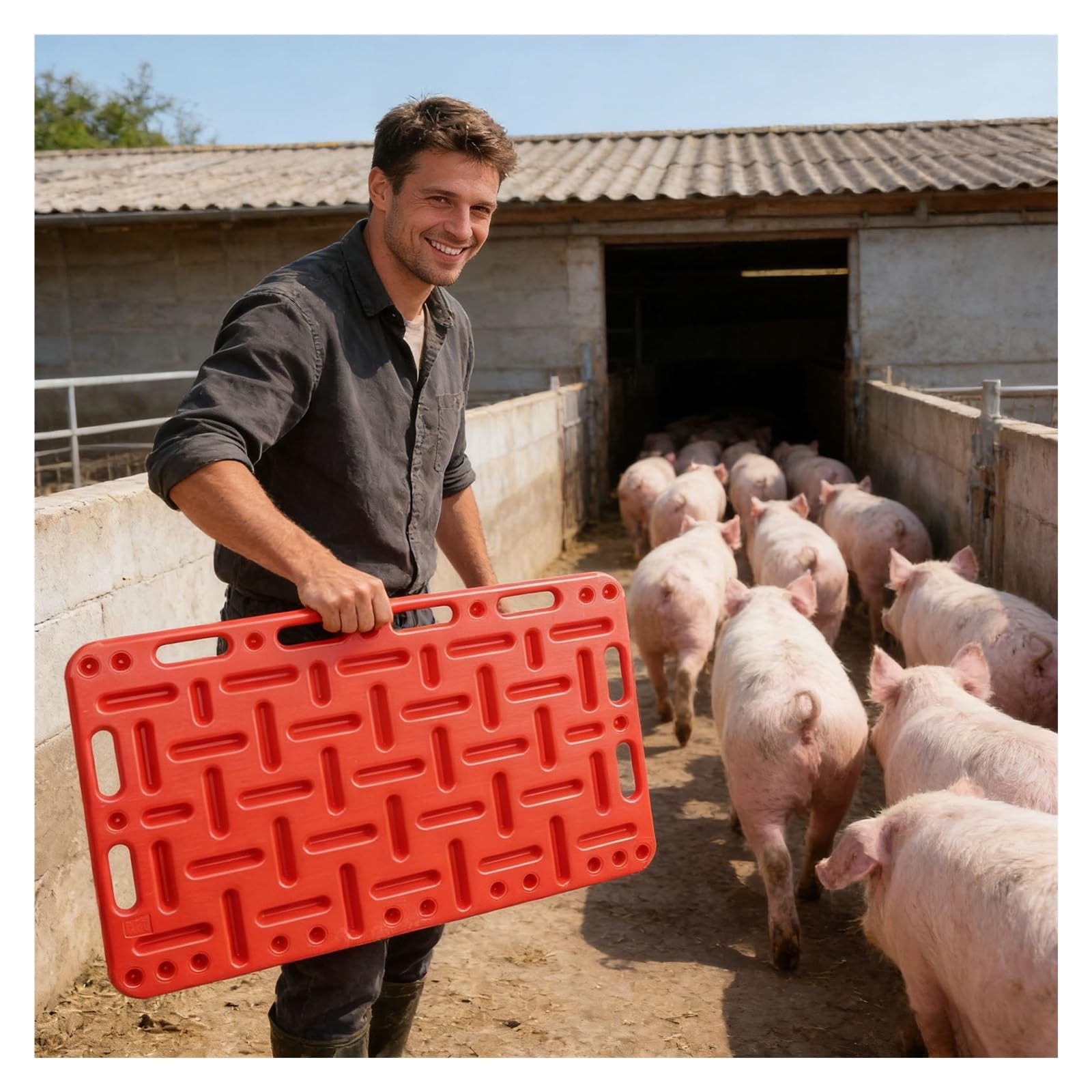 Planche de tri pour porcs idéale pour les expositions et soins