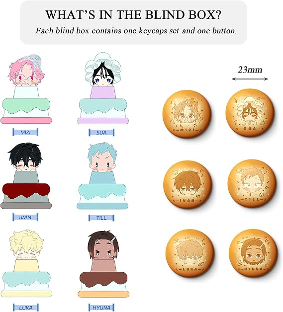 YJacuing Alien Stage Baby Series Blind Box Keycap Figure (Single Box) | Official, Anime, ALNST, Merch, Mystery, Bag Charm