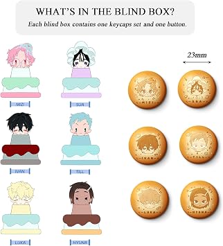 YJacuing Alien Stage Baby Series Blind Box Keycap Figure (Single Box) | Official, Anime, ALNST, Merch, Mystery, Bag Charm