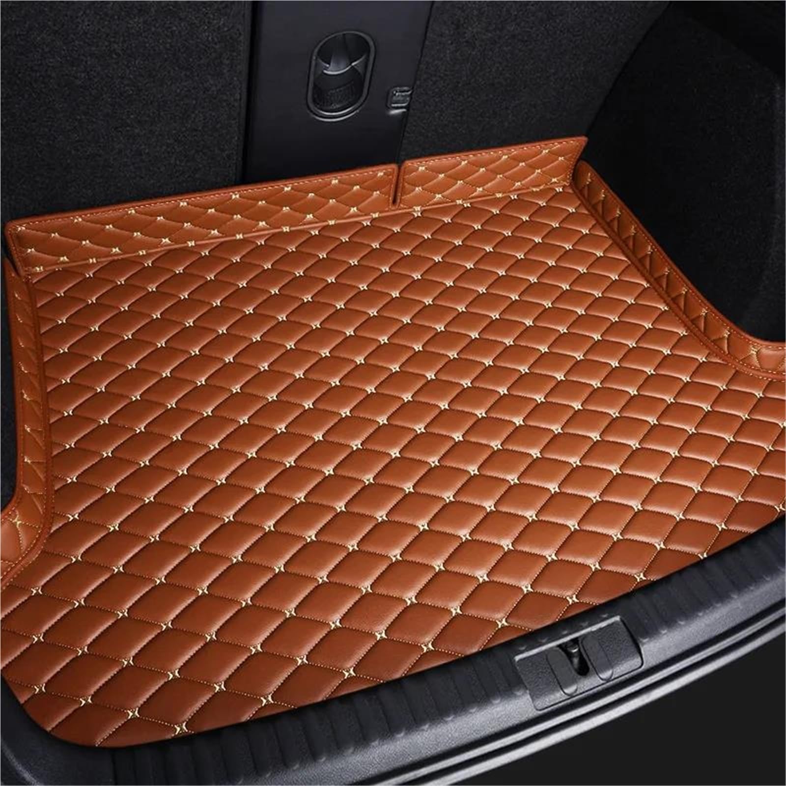 Vasca Custodia Per Baule Per Nissan Per Kicks 2017 2018-2022 Tappetino Per Bagagliaio Per Auto Personalizzato Fodere Vassoio Di Carico Protettivo Interno(BROWN,2019)