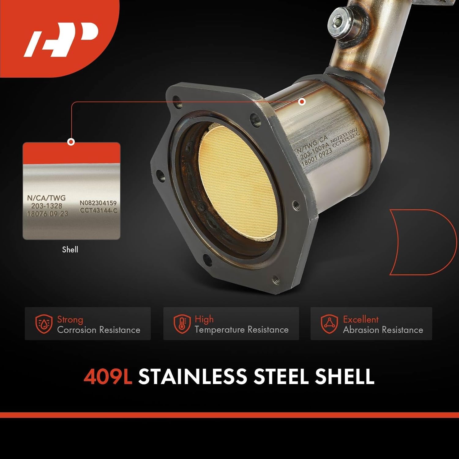 A-Premium Front and Rear 3-PC Catalytic Converter Kit Direct-Fit Compatible with Nissan Pathfinder 2013-2019 & Infiniti QX60 2014-2020, JX35 2013, 3.5L, EPA Compliant