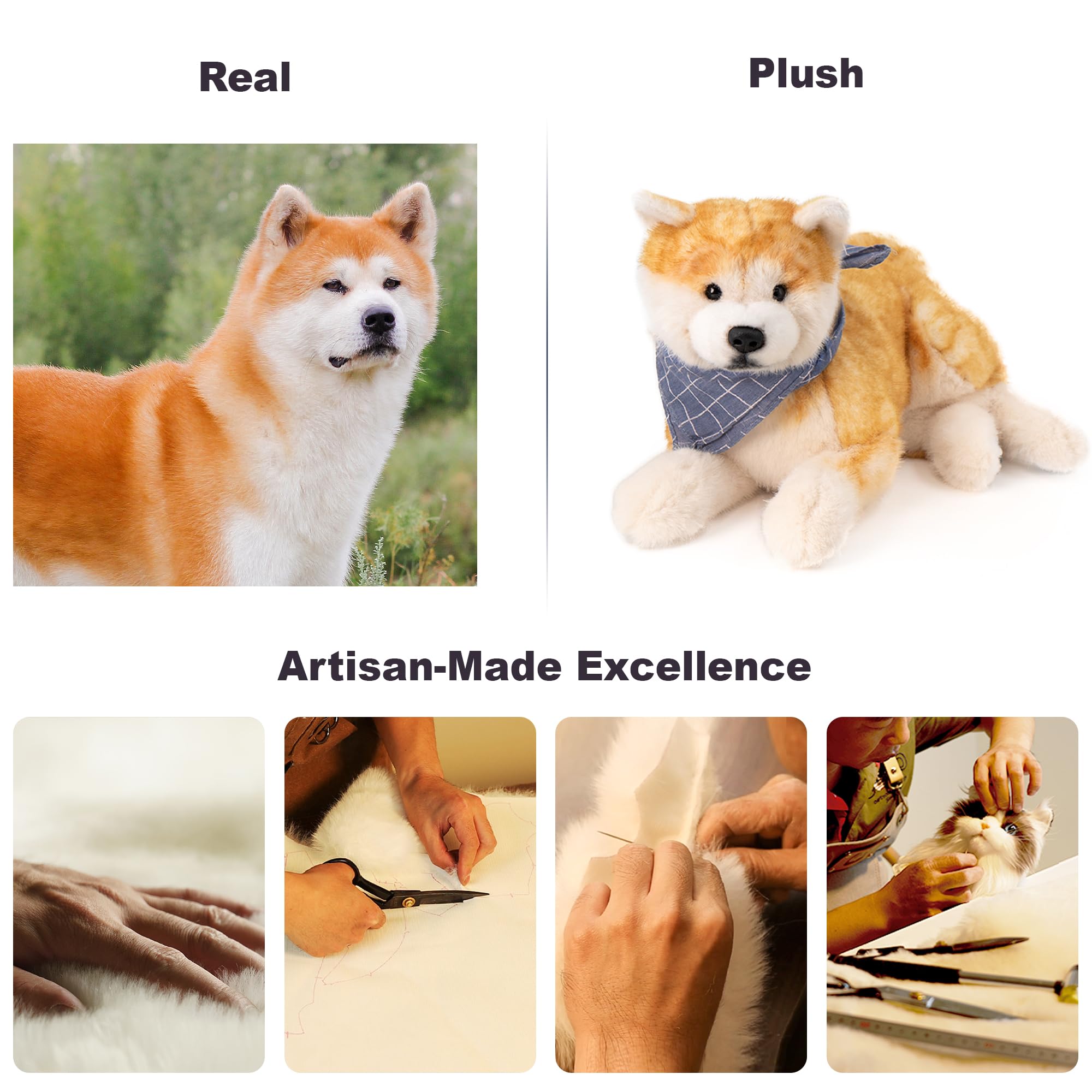 ぬいぐるみ　犬　作家様 昭和レトロ おがくず人形 いぬ 犬 フェイクレザー [#7