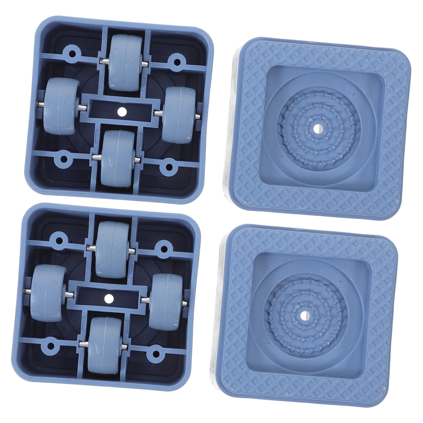 Garneck Plastic Washer Leveling Pads Anti-Vibration Mats for Appliances Easy Installation Constructi