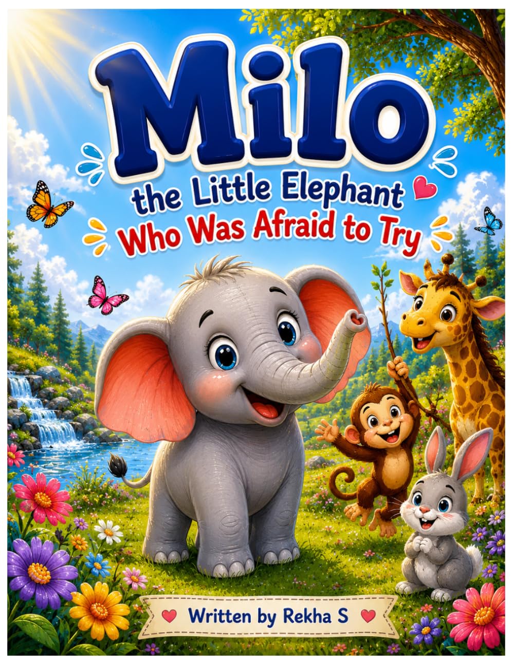Milo the Little Elephant Who Was Afraid to Try: Series 1 - A Heartwarming Children’s Story About Courage, Confidence, and Trying New Things | Ages 4–8 (Milo Series)
