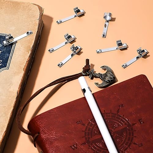 Miniatura 4 de Zonon Clips metálicos para lápices, bolsillo para lápices, epoxi, tinta, 60 piezas