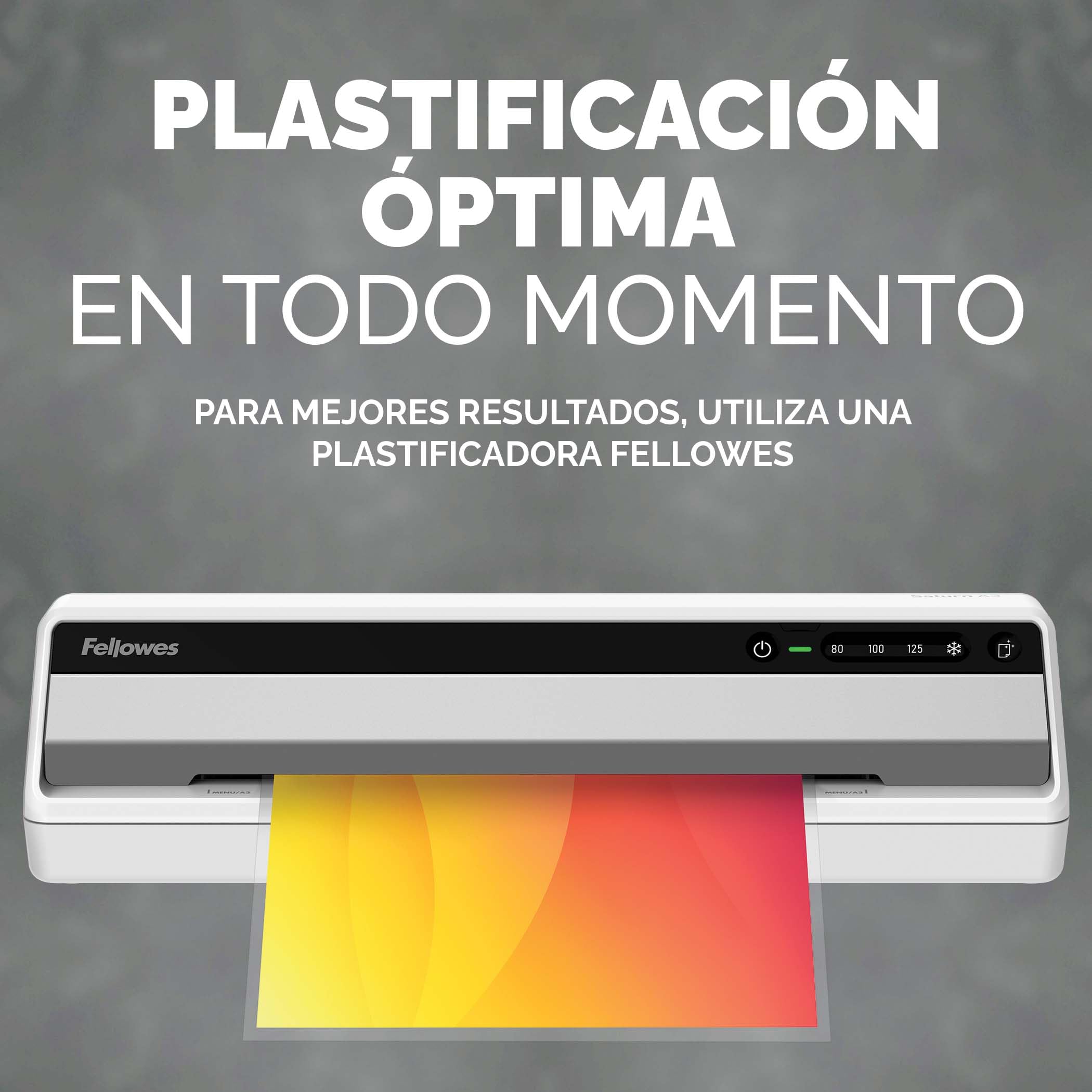 Fellowes Fundas de plastificar A4, Pack de 100, acabado brillo, Fundas plastificación para hogar, escuela, oficina, Adecuadas para fotos, carteles, documentos, Compatible con todas las plastificadoras
