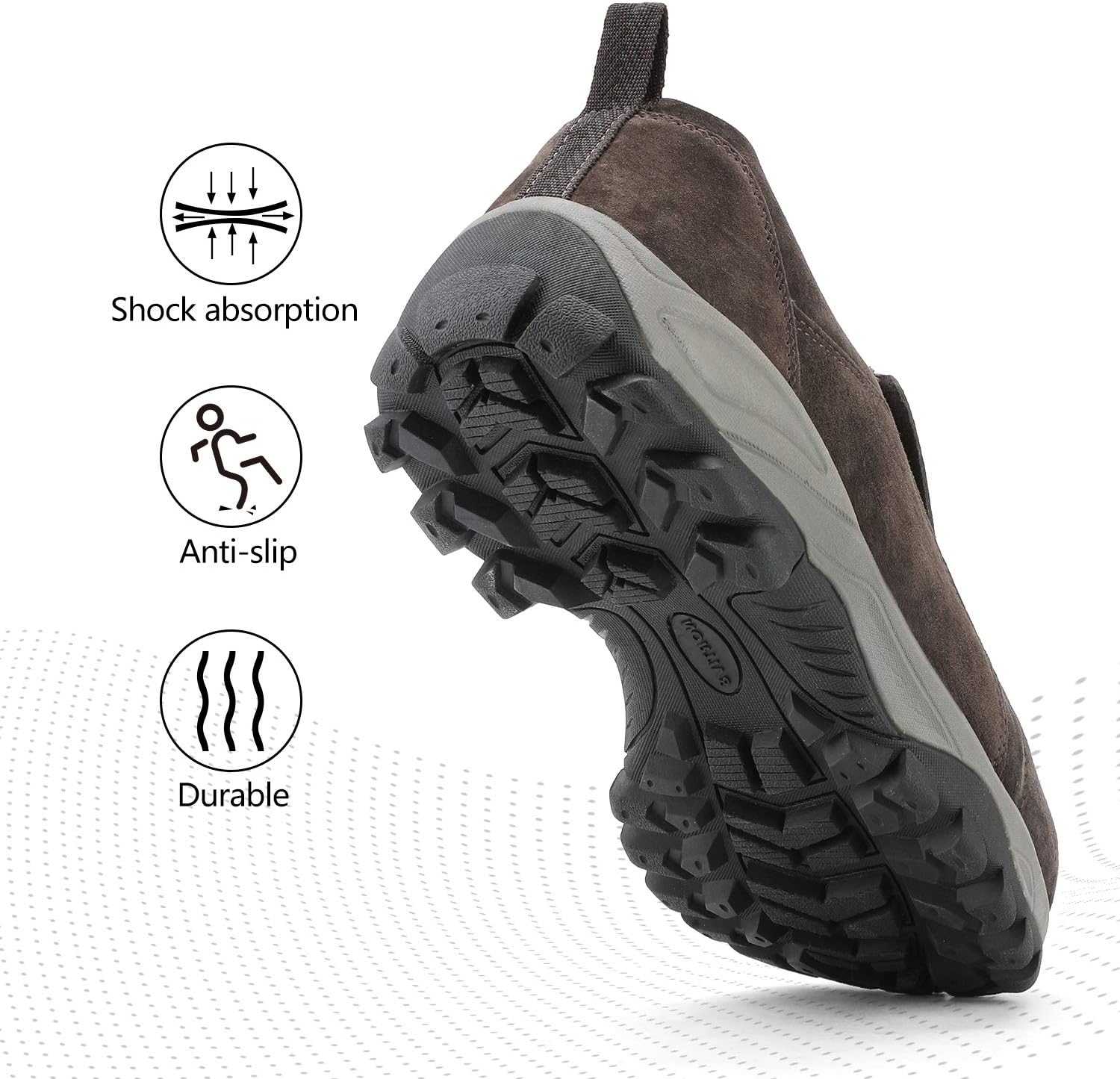 NORTIV 8 Men's Slip On Loafer Walking Shoes - Image 5