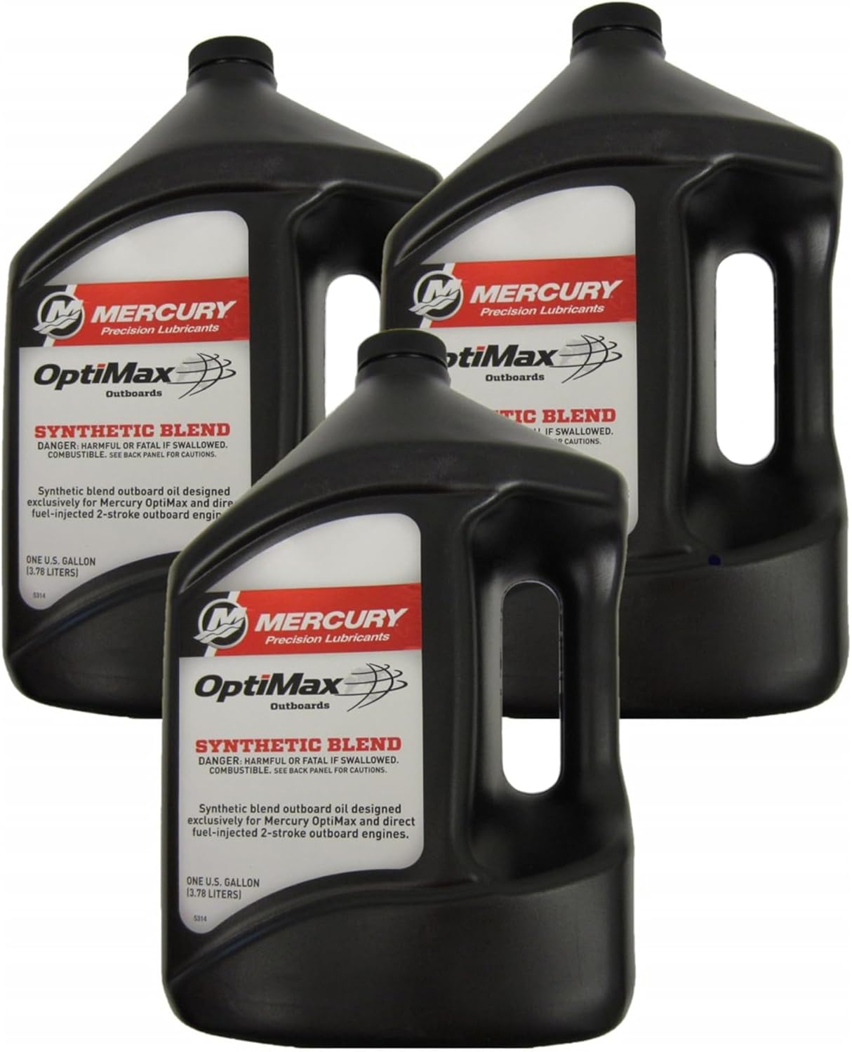 Mercury Marine 8M0229798 @ 3 OptiMax/DFI 2-Cycle Outboard Oil (CASE OF 3)