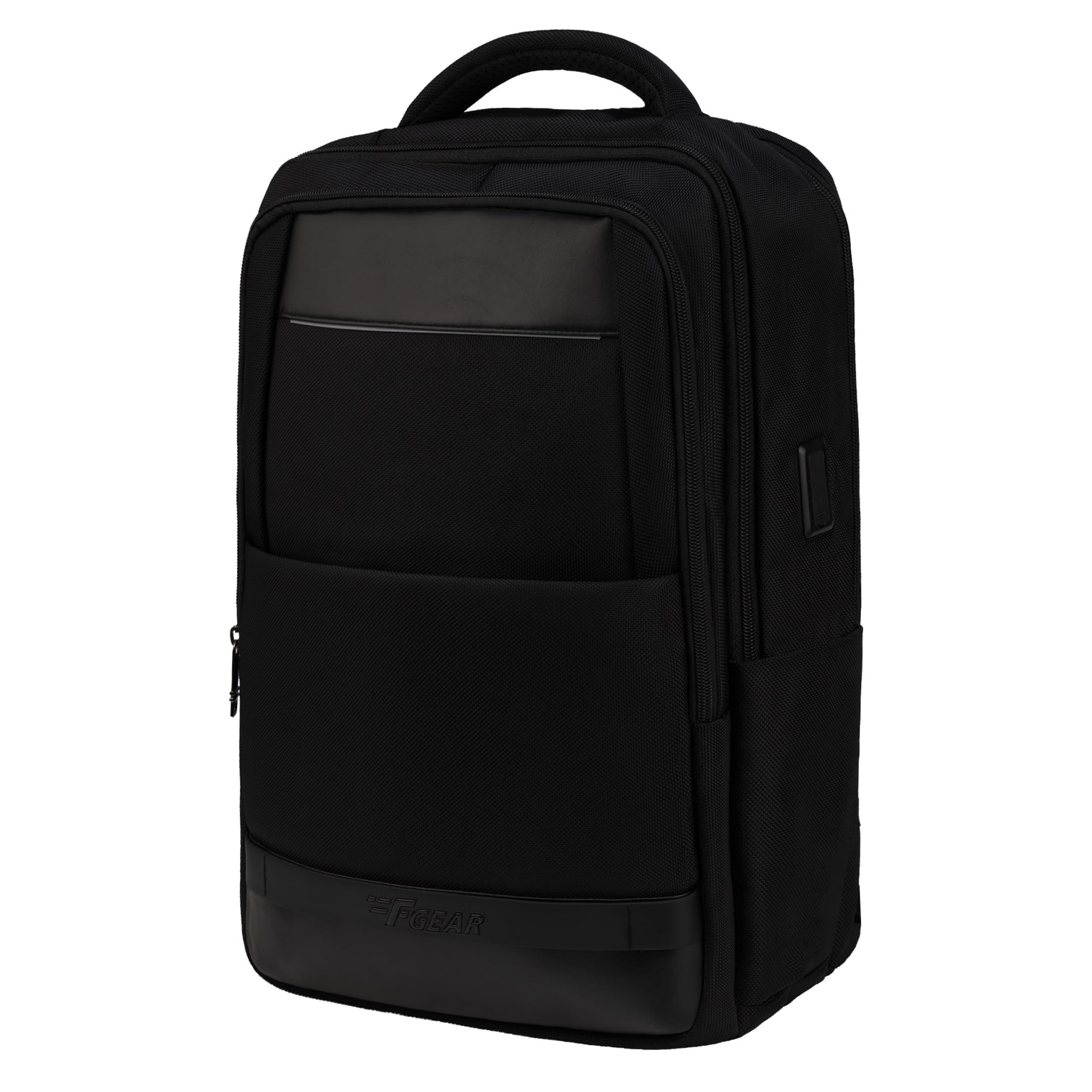 Brussels Black 21L Premium Laptop Backpack | Fits 17” Laptop | USB & Type-C Charging Ports | Lightweight with Tablet Sleeve, 3 Compartments & a Hidden Pocket | Ideal for Office & Travel-image-25