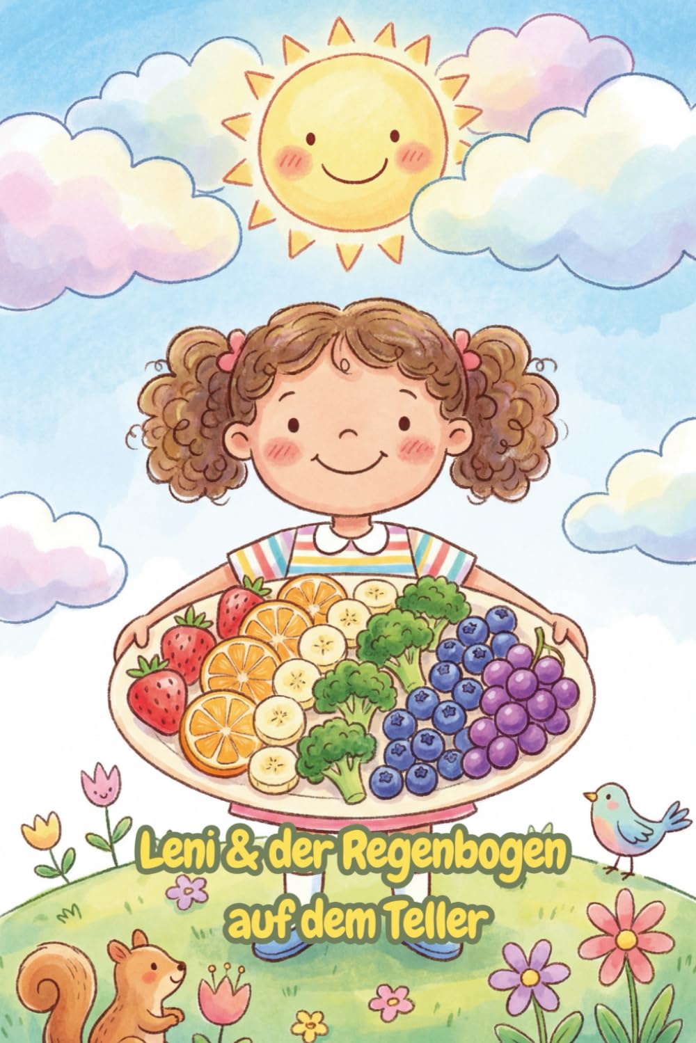 Leni & der Regenbogen auf dem Teller: Ein liebevolles Ausmalbuch für Kinder ab 4 Jahren – spielerisch gesund essen lernen