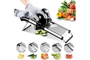 Protective Gloves for Mandoline Vegetable Slicer - Ensuring Safety while Slicing