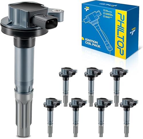Miniatura 12 de PHILTOP DG530 Paquete de Bobina de Encendido, Compatible con F150 1997-1999, Ranger 1989-2001, Crown Victoria 1992-1997, Town Car 1991-1997