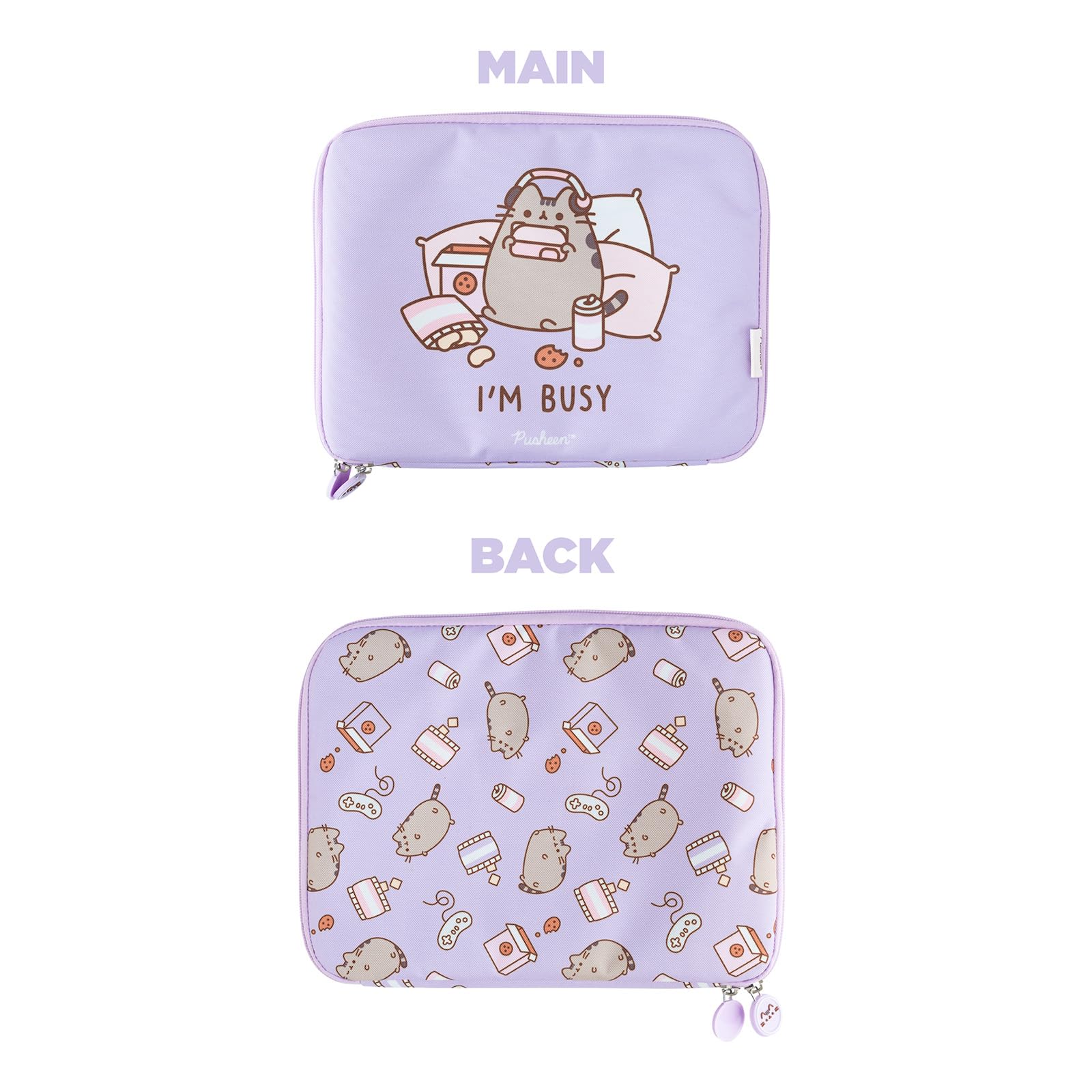 Grupo Erik Laptop Sleeve - Pusheen Gifts For Cat Lovers | 11 inch Tablet Case - 19 x 26.5 x 2.5 cm Laptop Cover, Tablet Sleeve | Pusheen Cat Gifts For Women