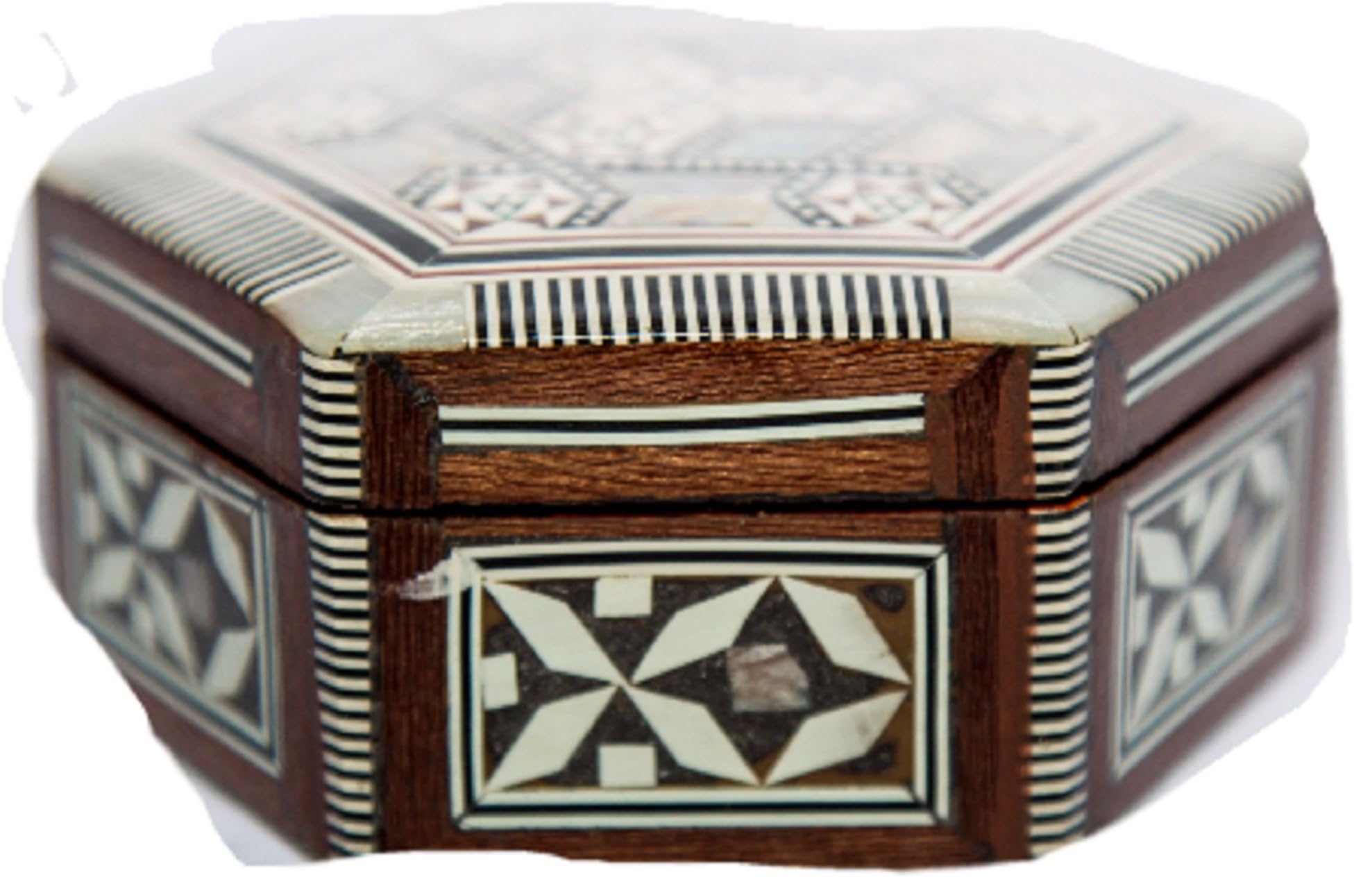 100% Handmade fine Box Jewelry Box Mother of Pearl Souvenir of Egypt