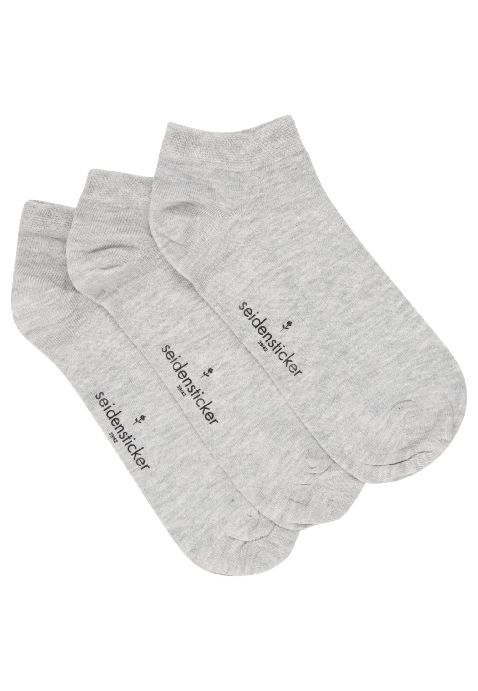 Seidensticker Men's Sneaker Socken Socks, Hellgrau, Hellgrau