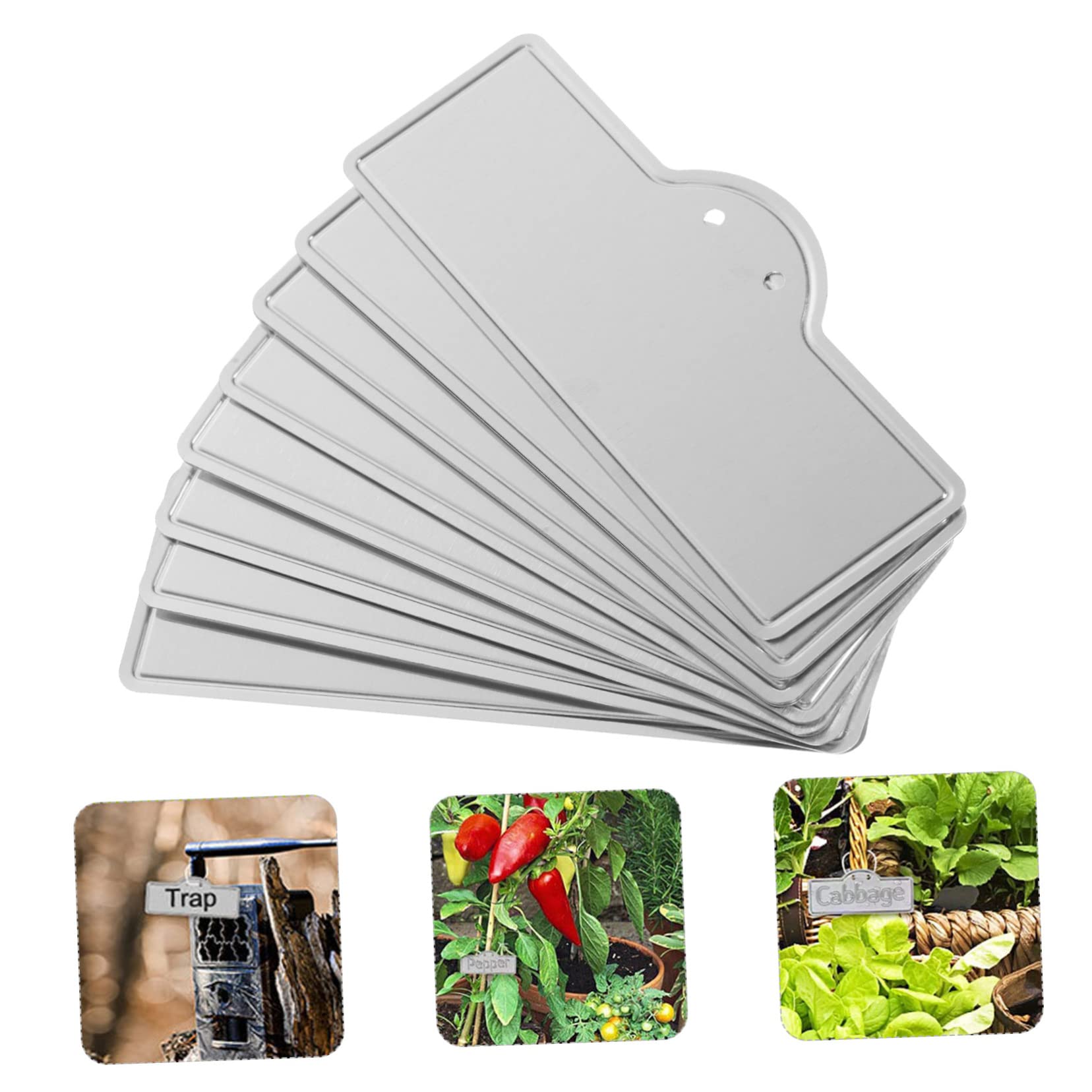YARNOW 5 Set Etichette Per Piante Da Giardinaggio Pali Dell'etichetta Della Pianta Etichetta Di Identificazione Della Pianta Marcatori Di Piante Da Giardino Alluminio 20 Pezzi * 5