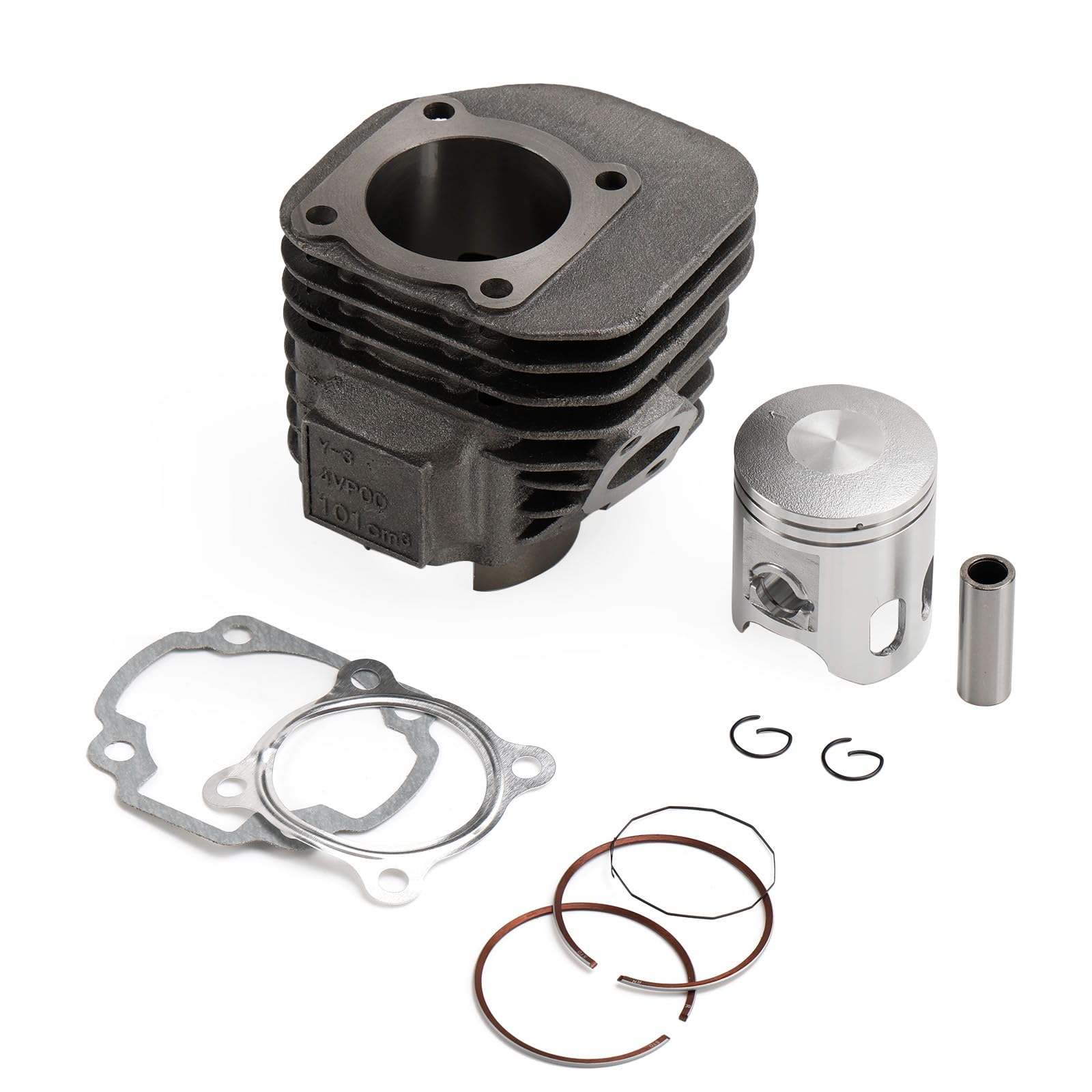 Topteng 100cc Cylinder Kit adapté pour Yamaha BWs Neo's Aerox Zuma 100-52mm Piston pin 14mm