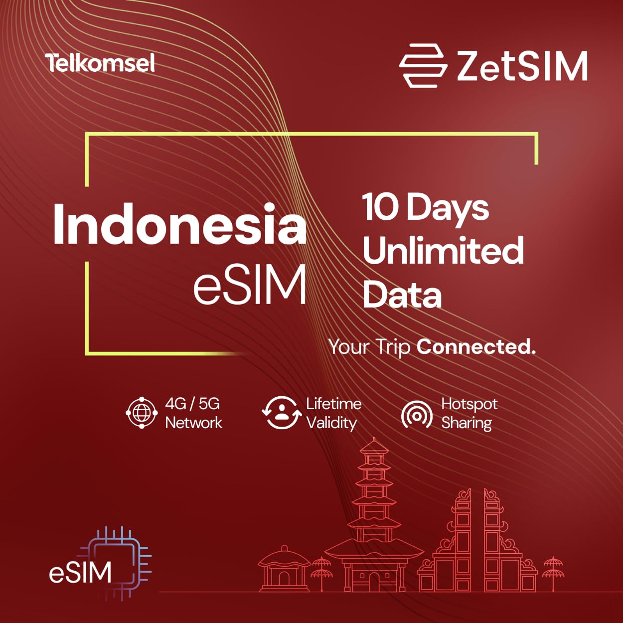 ZetSIM | Indonesia eSIM – 10 Days Unlimited Data | Instant Delivery | No Roaming | Works on iPhone, Samsung, Pixel (Indonesia 10 Days Unlimited)-image-23