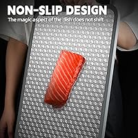 Vista 6 de Tabla de cortar de titanio - Nueva mejora 2025 Tablas de cortar 100% puras de titanio para cocina, tabla de cortar de titanio de doble cara, tabla